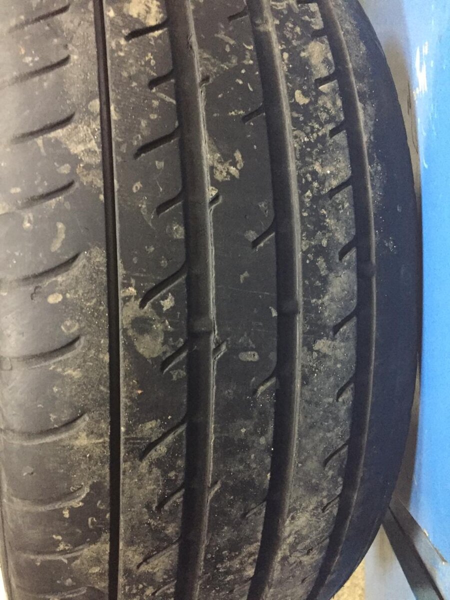 стертые шины