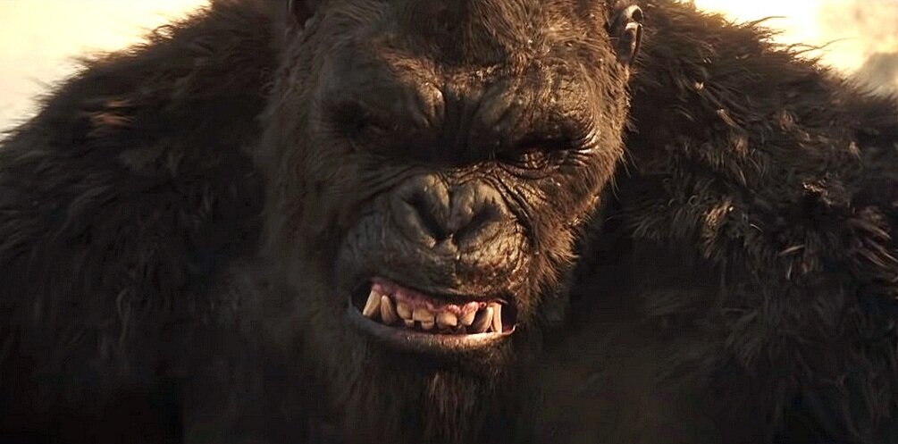 Кадр из фильма «Годзилла против Конга»