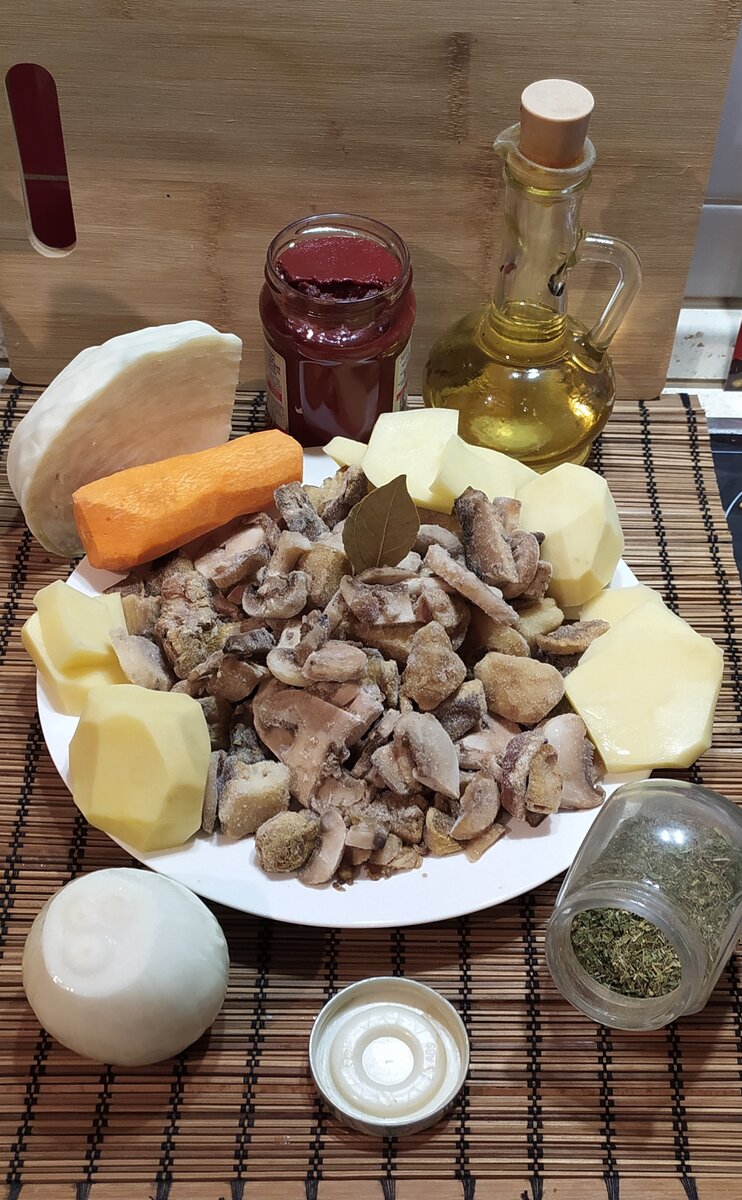 #ингредиенты для грибных щей