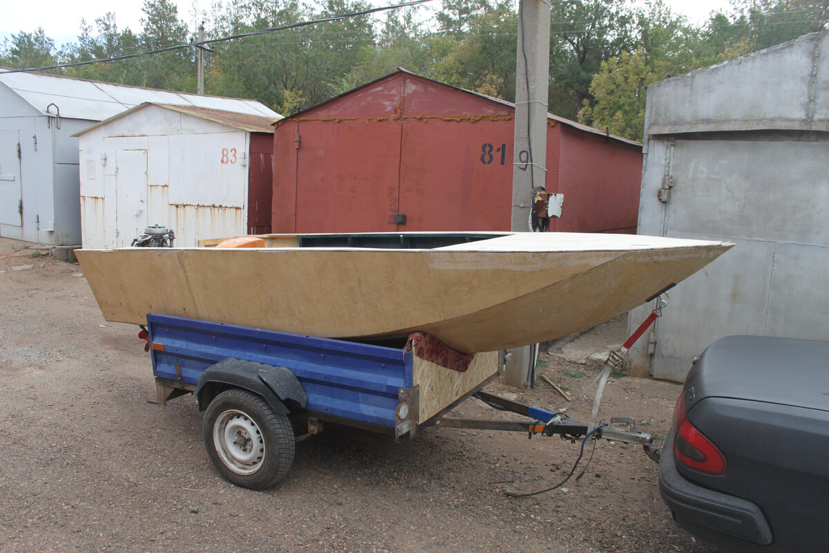 Лодка готова ехать на регистрацию