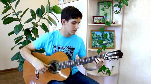 Раиль Арсланов - Right here waiting (Guitar fingerstyle cover)