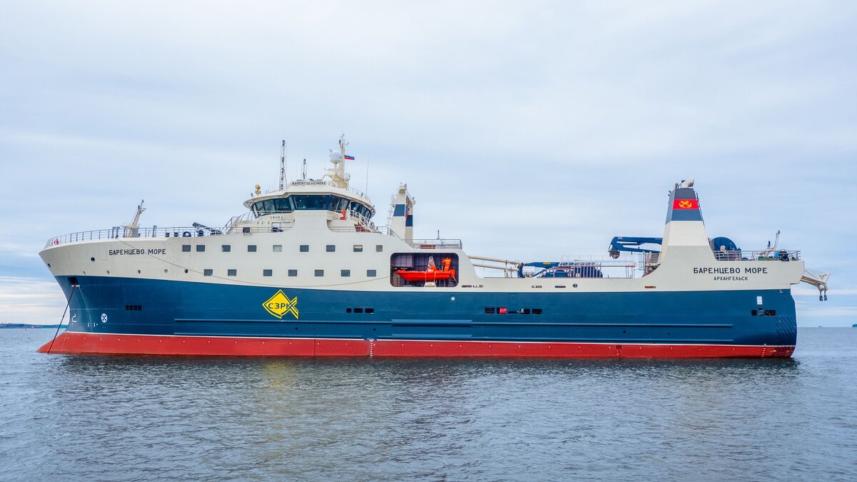Траулер "Баренцево море". Фото — ПАО "ВСЗ"