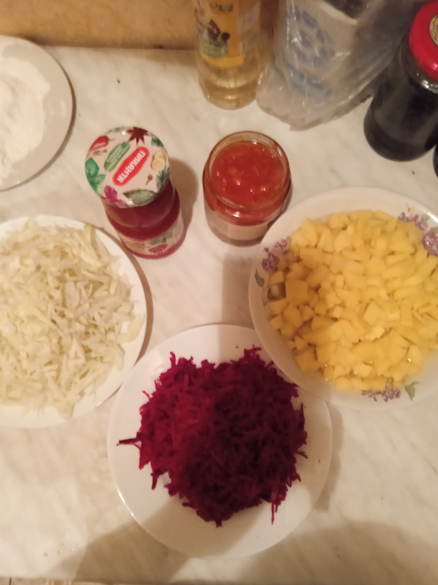 Готовлю борщ.