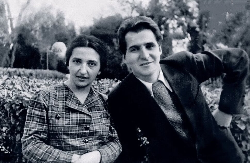 Евгения Ласкина и Константин Симонов