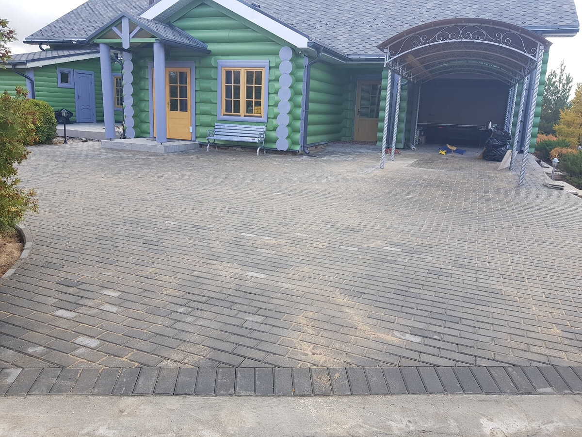 После Затирки с обычным песком