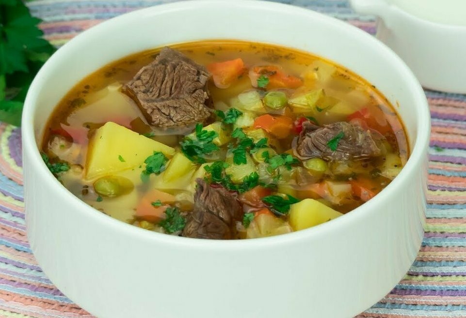 Суп из говядины рецепт с фото