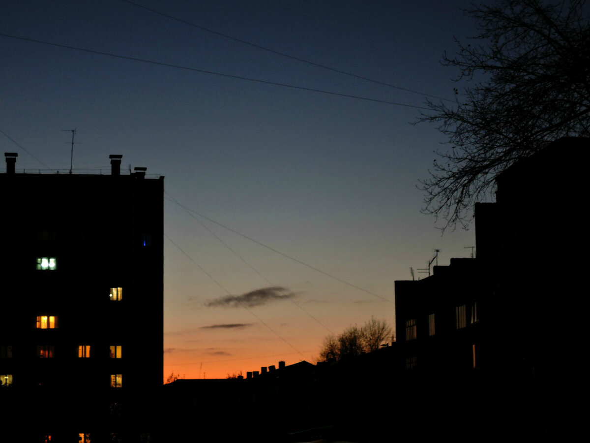 ночь в городе