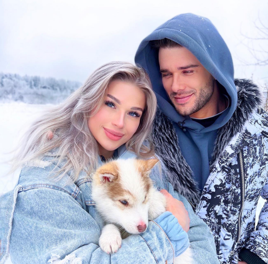 Евгений Ромашов и Настя Бигрина (фото из Instagram)