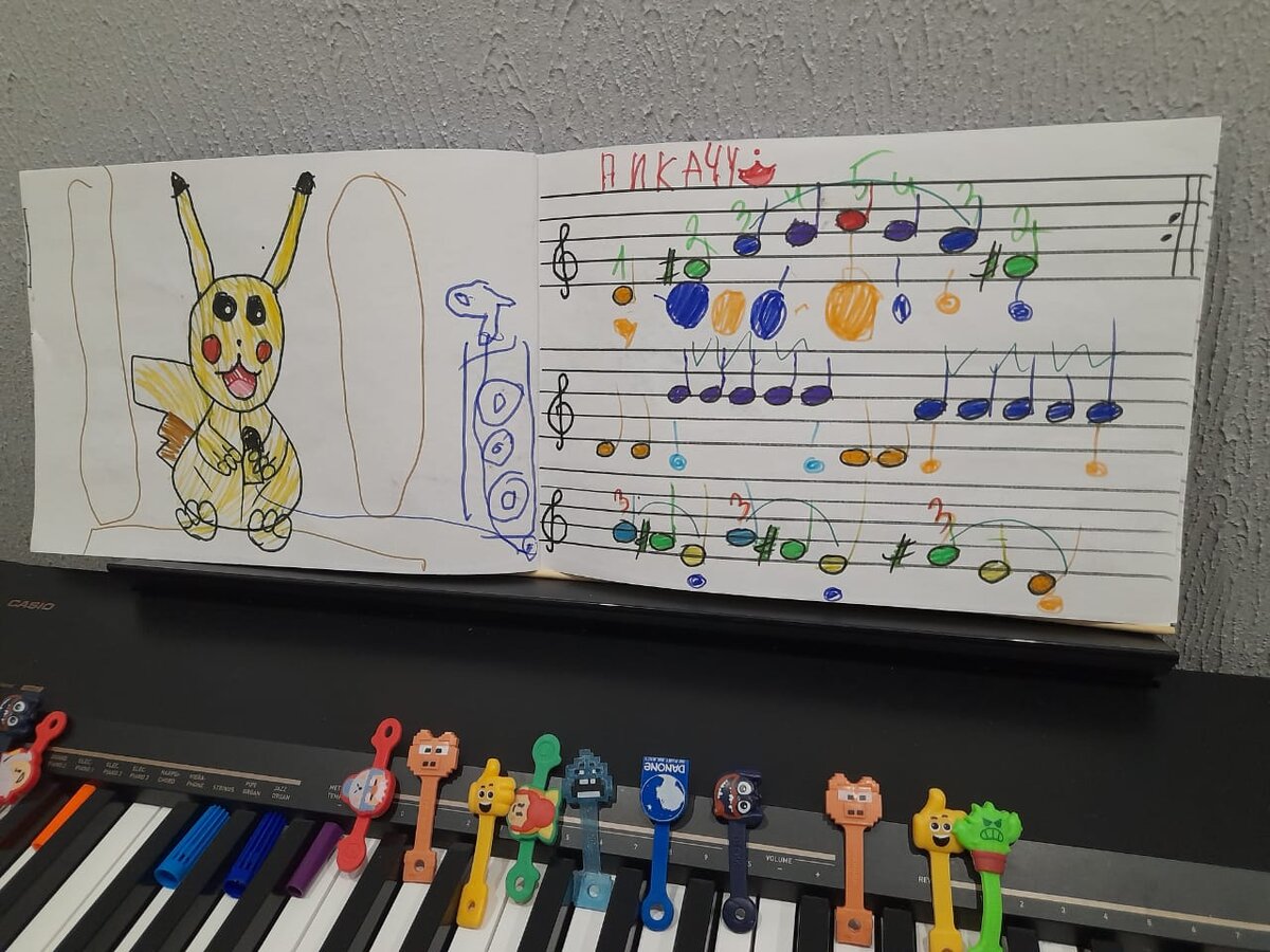 Песенка ,,Пикачу,, в альбме,так ,как мы играем.