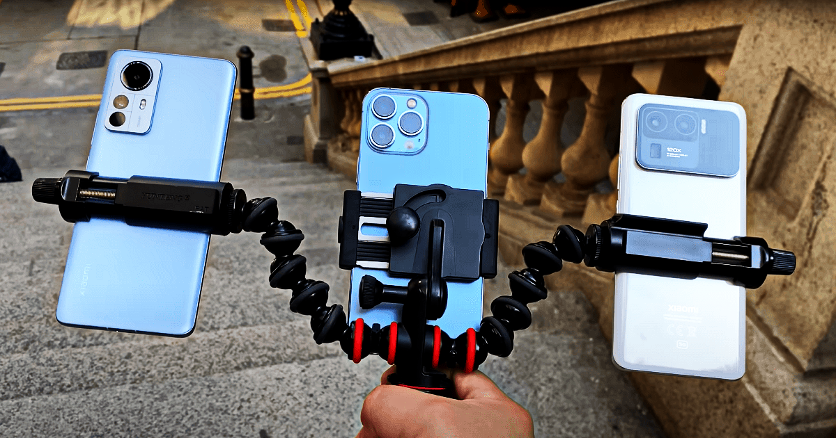 Это топ сейчас (iPhone 13 Pro Max, Xiaomi Mi 11 Ultra и Xiaomi Mi 12 Pro).