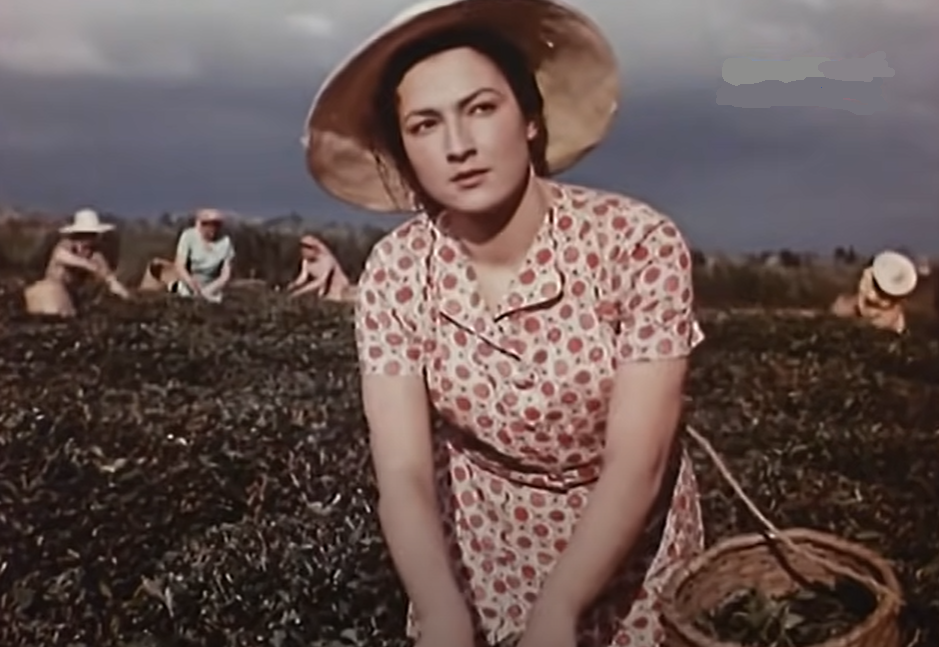 Маринэ-старшая (Тамара Абашидзе), кадр из фильма "Стрекоза" (1954)