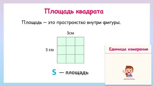 Квадрат площадью 25 см2