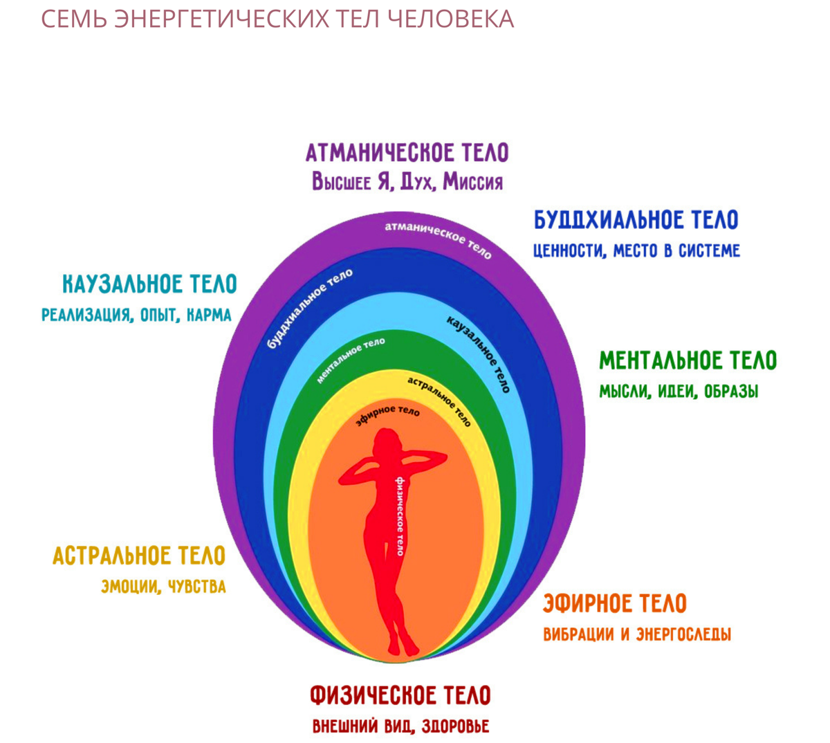 Основные энергетические. Семь тел человека. Семь энергетических тел. Семь энергетических тел человека. Энергетические тела человека и их функции.