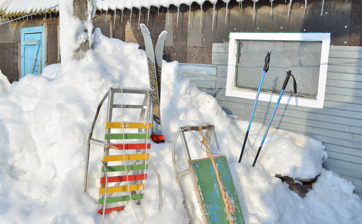 Вот бы и сейчас снежка побольше... Фото автора/январь 2019г