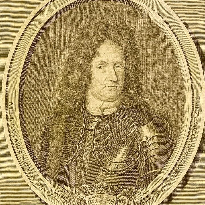 Гравюра с портретом Эрика Дальберга