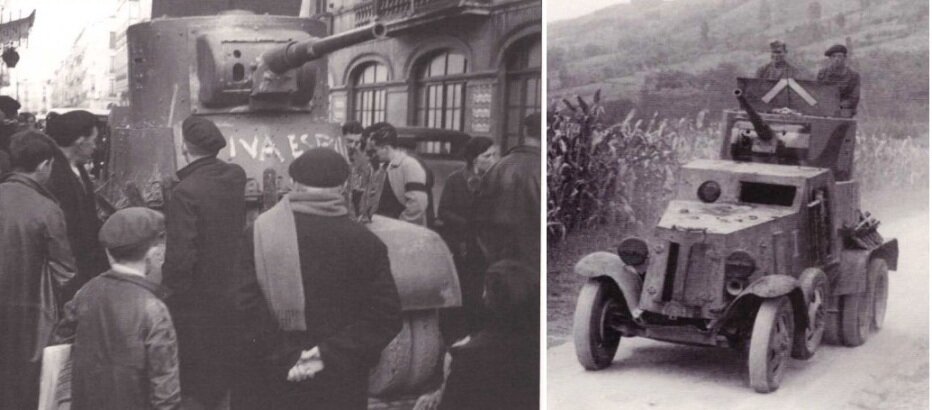 Советская бронетехника в Испании