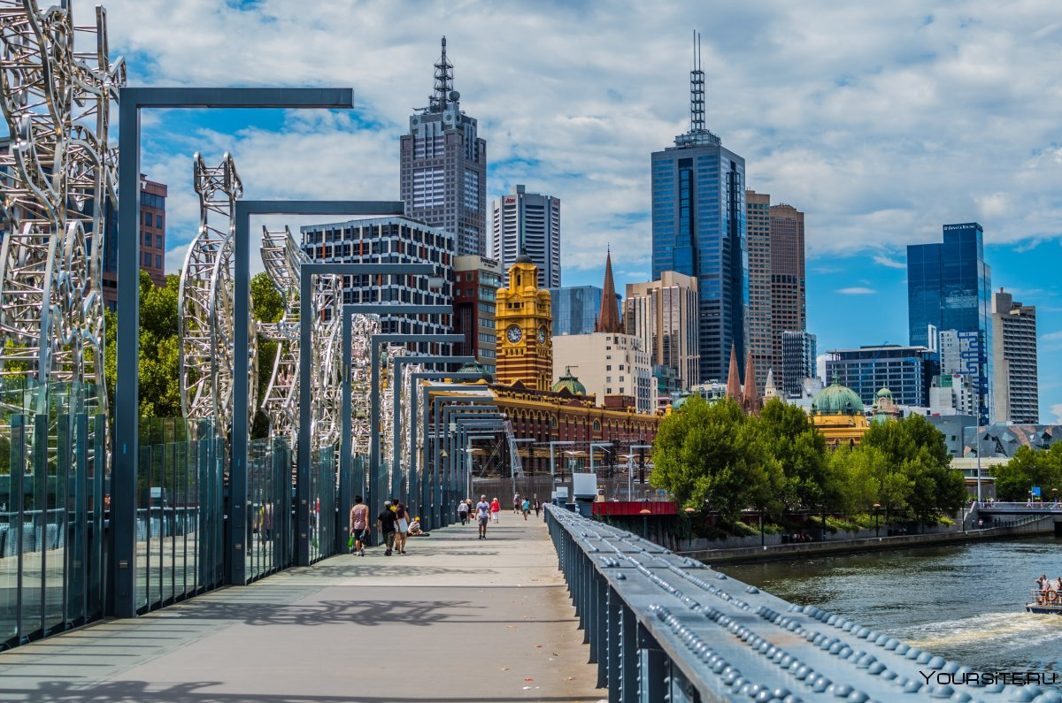 Приличный город. Мельбурн Австралия. Melbourne, Victoria, Австралия.