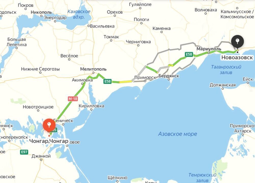 Ростов на дону джанкой карта
