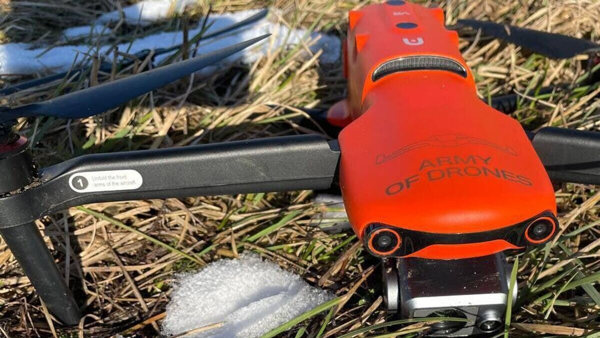    Украинский беспилотник, перехваченный белорусскими пограничниками© Фото : Пограничный комитет Беларуси