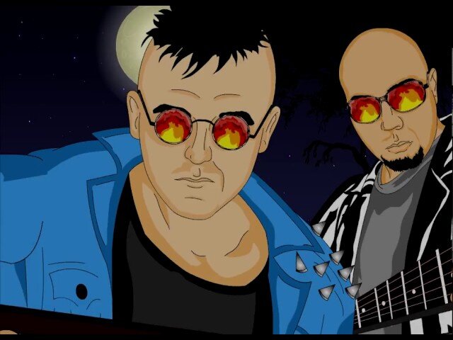 Кадр из клипа "Утро в гестапо" (2008)