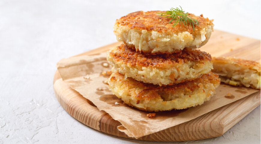 Постные котлетки из кабачков, больше постных рецептов на www.gastronom.ru