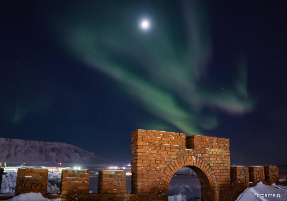 Северное сияние норильск фото