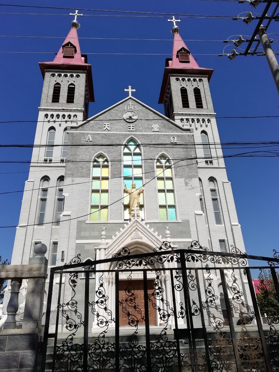 Католический храм в Китае