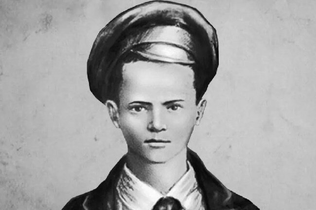Фото: kulturologia.ru портрет пионера Павлика Морозова, созданный на основе его единственной прижизненной фотографии