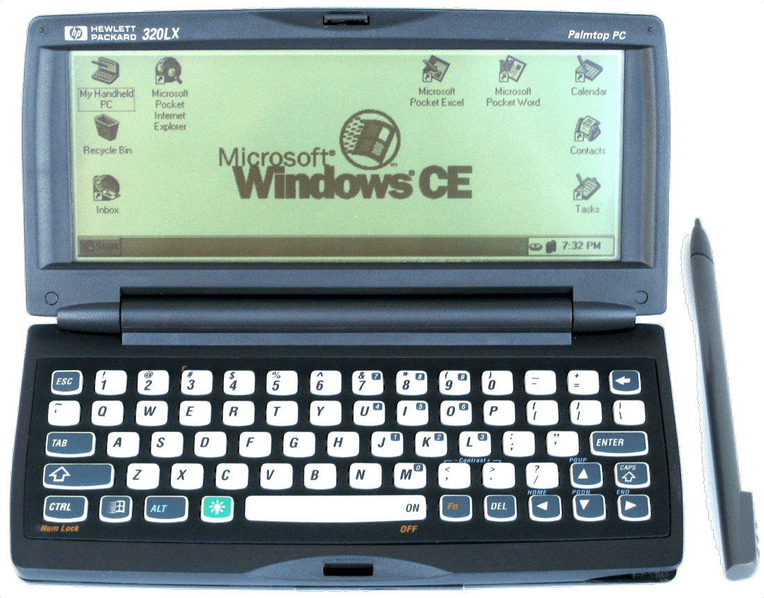 HP 320lx Palmtop. Windows ce 1.0 ноутбук. Hewlett Packard 300lx. Windows ce 1996.