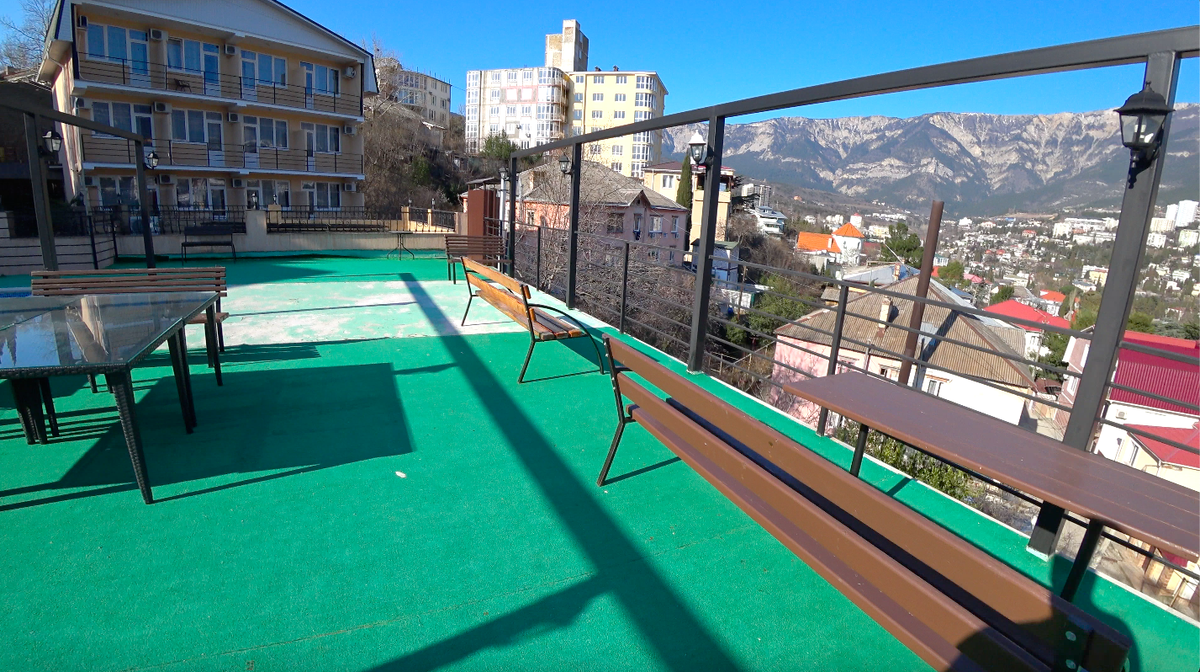 Территория гостиницы