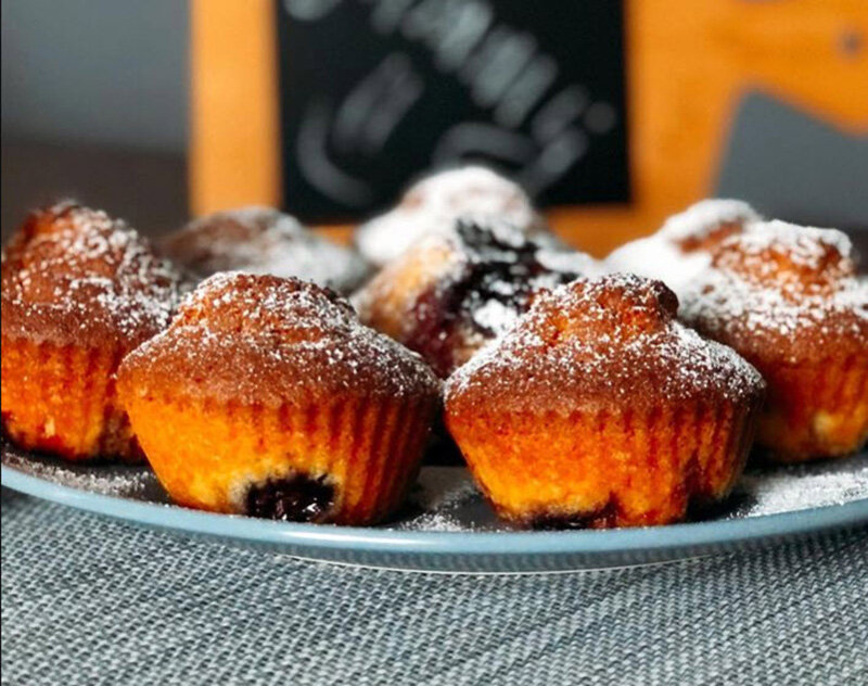 Черешневые кексы