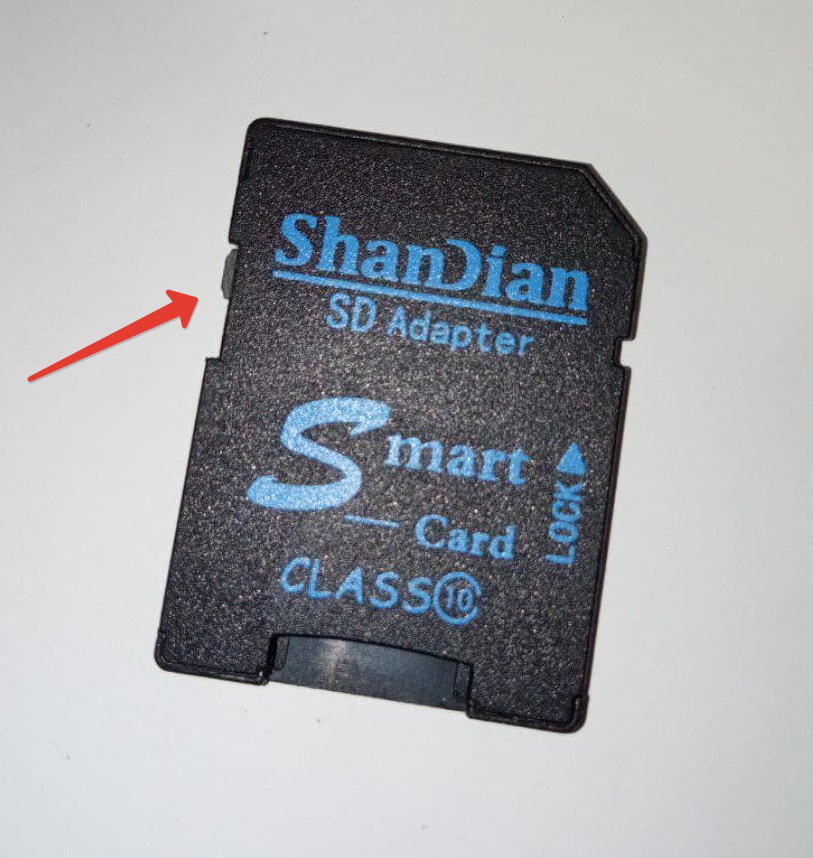 Переключатель на SD адаптере