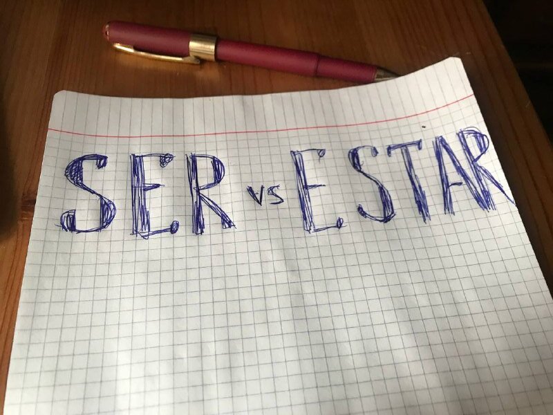Глагол SER и  ESTAR  в испанском языке