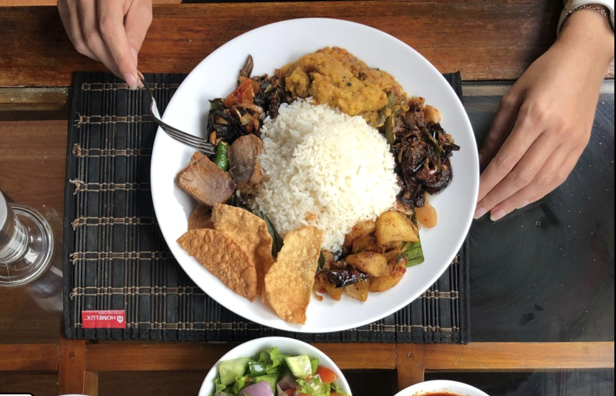 традиционный рис с карри 