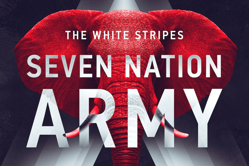 Песня seven nation. Джек Уайт Севен нейшн АРМИ. The White Stripes Seven Nation Army. Вайт Страйпс Seven Nation. Seven Nation Army группа.