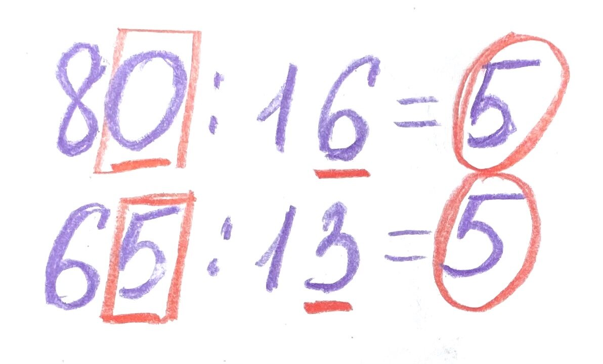 Трюки для внетабличного деления двузначного на двузначное - элеменарно!  Ребенок полюбит эти примеры | Блог КУМОНомамы | Дзен
