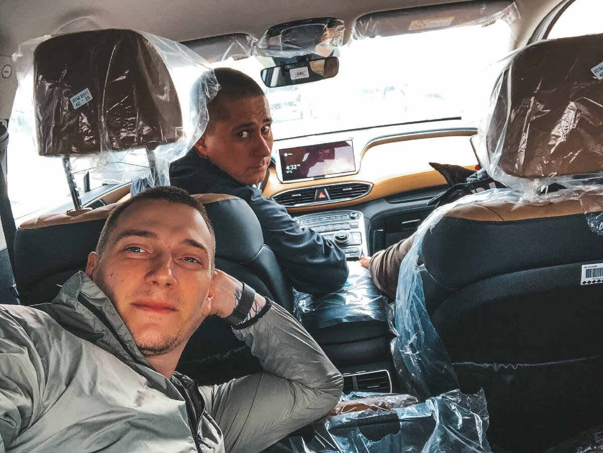 Полностью разложен задний ряд