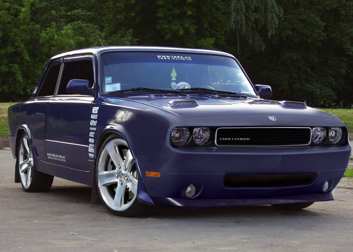 Тюнингованная Лада 2106