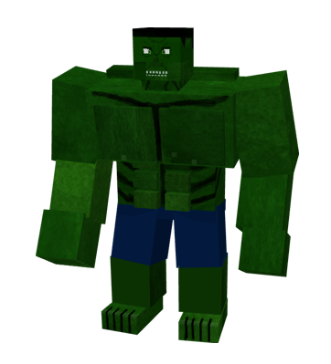 Халк в Minecraft