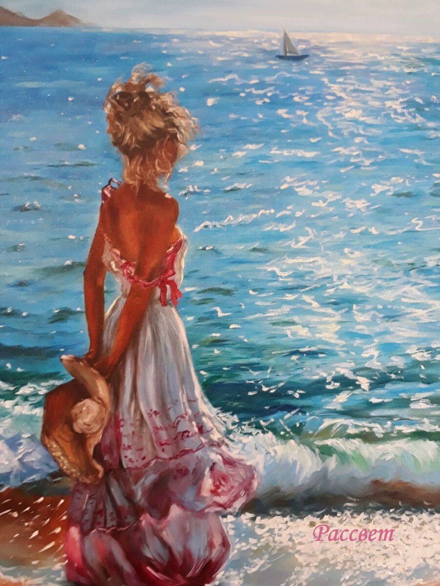 Рано утром вышла к морю и смотрю, как солнце всходит! Из-за мыса прямо к солнцу белый парусник выходит.
Слышишь всплеск морской волны?
Стали мысли вдруг ясны ...
Вдох я делаю глубокий - воздух свежий и морской…
Звуки моря слух ласкают - обретаю я покой…
И дельфины разыгрались, делая почетный круг.
Я смотрю и улыбаюсь, вспомнилось мне что-то вдруг,
Как дельфины выбирают себе пару навсегда,
Верную подругу жизни и на долгие года!
Как устроена природа, любо - дорого глядеть!
В жизни правила кому-то, может быть, пересмотреть?
Состояние такое - хочется весь мир обнять!
Мысли, сердце, тело, душу солнцем, светом заполнять!
Вижу я - народ проснулся. К морю весело идёт.
Мама вот детей за ручку загорать на пляж ведёт.
Я сегодня наслаждаюсь,
В солнечных лучах купаюсь!
Всем я людям улыбаюсь, ну а люди мне в ответ:
"От тебя исходит свет!"
В этом я не сомневаюсь,
Я иду и улыбаюсь!
Классно всё - таки так жить!
Наслаждаться и любить!

Стих отредактирован в апреле 2021 г.
