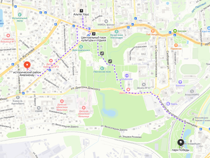 План экскурсии