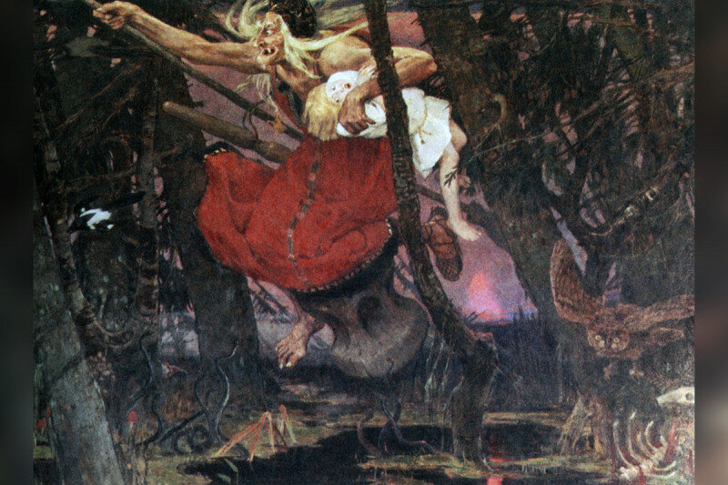 
«Баба-яга»; Виктор Васнецов, 1917