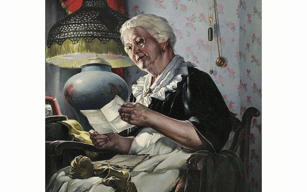                        Картина художника Присциллы Уоррен Робертс (1916-2001) 