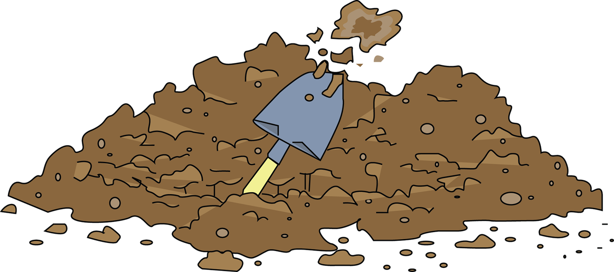 To be in a hole. Яма рисунок. Копать яму на белом фоне. Мультяшный яму роет человек.