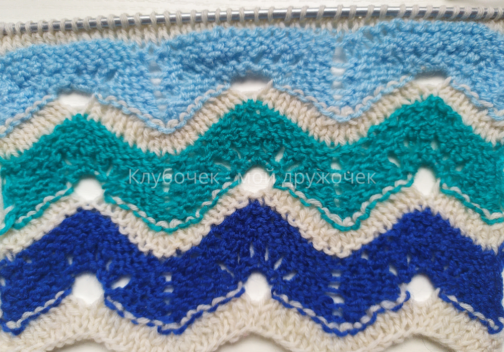 Изнаночная сторона узора