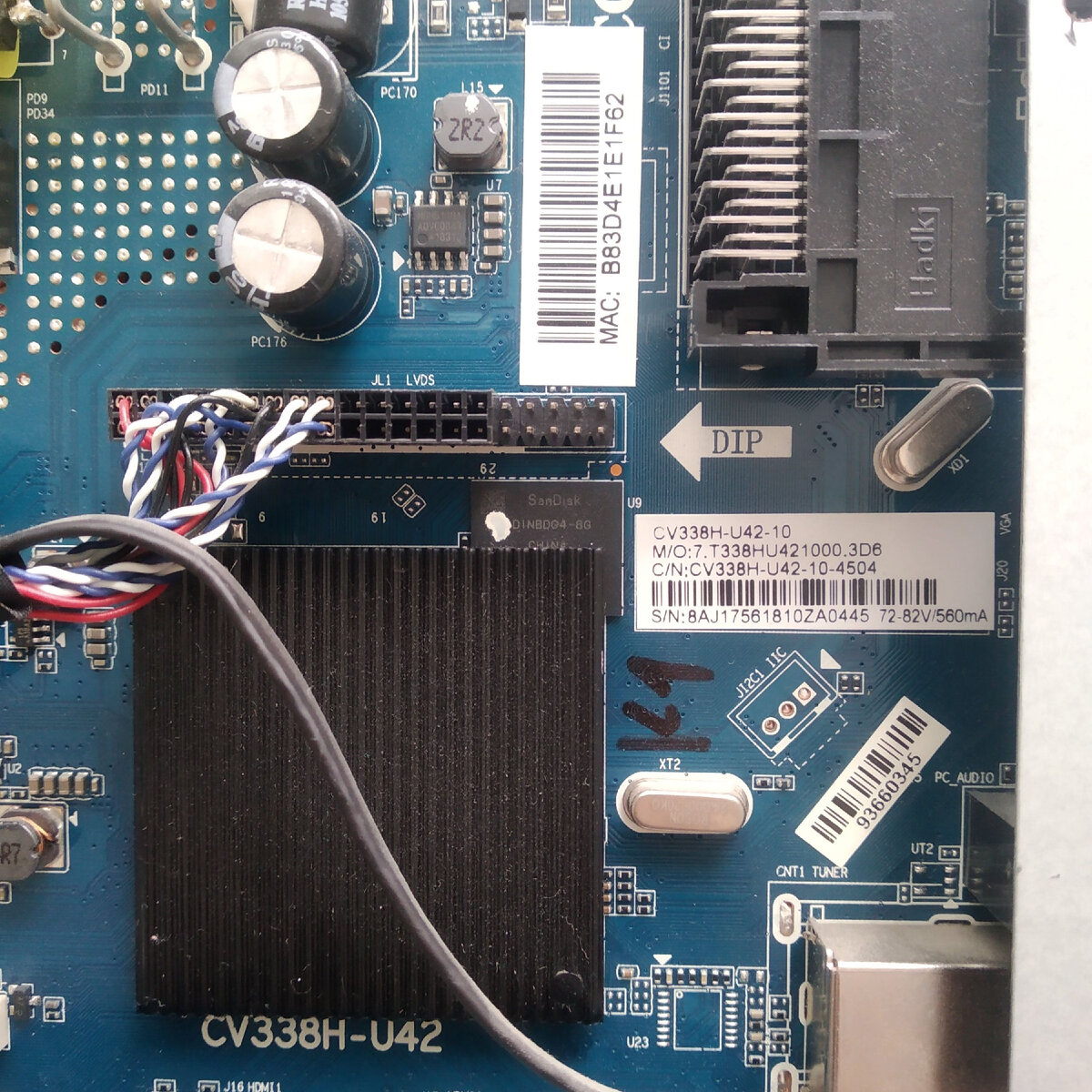 майн-плата CV338H-U42