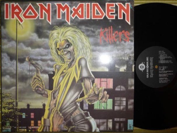 Российский выпуск альбома Iron Maiden «Killers», 1981 г. 