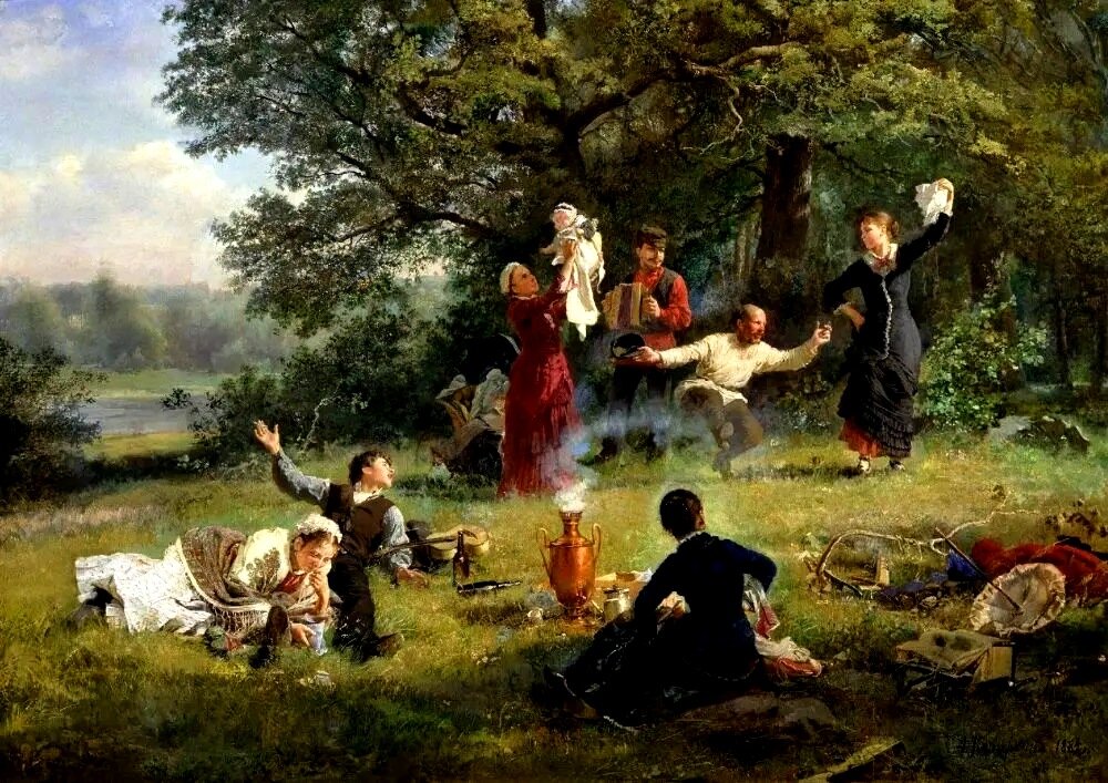 Алексей Корзухин "Воскресный день"