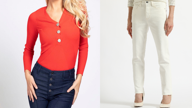 Полностью облегающая одежда и брюки на размер больше