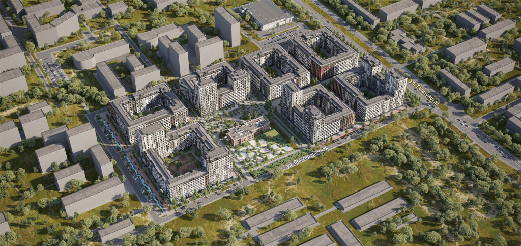 Генплан квартала